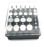 Diamond Grinding Tool Set, 50 pcs 3 mm shaft