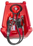 Red diesel tank pe 220i, 12v 40l pump, hose + gun