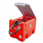 Red diesel tank pe 220i, 12v 40l pump, hose + gun