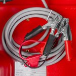 Red diesel tank pe 440 liter, 40l pump 12v, hose + gun