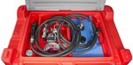 Red diesel tank pe 400 liter + 50 liter adblue, diesel pump 12 v