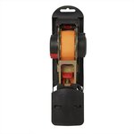 Tension strap with ratchet + 2 hooks 350cm 320kg automatic roll-up