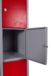 Metal cabinet 3 columns 15 shelves