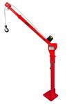 Mobile crane with electric winch