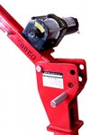 Mobile crane with electric winch