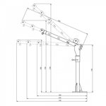 Mobile crane with electric winch