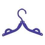 Clothes hanger foldable - set of 2 pieces