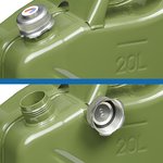 Jerrycan 20L metal green with magnetic screw cap UN- TuV/GS-approved