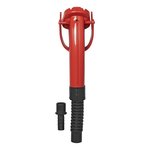Spout metal red flexible suitable for petrol diesel