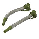 Metal pouring spout flexible suitable for petrol 20mm