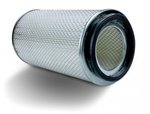 Dust filter for sandblast cabinet