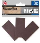 Felt Pad  Mats  brown  100 x 200 mm  3 pcs.