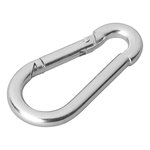 Carabine hook metal 5x50mm x10 pieces
