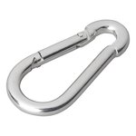 Carabiner metal 6x60mm x10 pieces