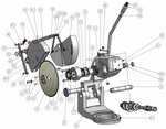 Manual circular saw diameter 315mm