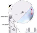 Manual circular saw diameter 315mm