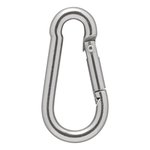 Stainless steel snap hook 5x50mm x10 pieces