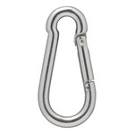 Stainless steel snap hook 6x60mm x10 pieces