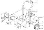 Compact construction compressor hos 10 bar, 10 liters