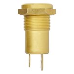 Flush-mounted box DIN 12V brass