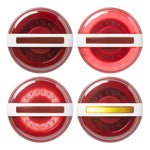 Rear light 3 functions 140mm LED with dynamic indicator