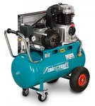 Belt driven oil compressor 10 bar - 50 liters