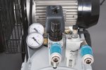Belt driven oil compressor galvanized boiler 10 bar - 50 liters