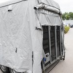 Cover for horse trailer 370x250/190x210cm