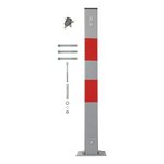 Parking post with lock