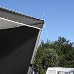 Tent pole telescopic 3-piece 93-230cm - set of 2