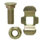 Stud fitting double with bolt 3/8