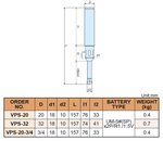 Edge probe diameter 32/10 with LED