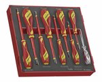 Screwdrivers 1000V 9-piece ted tray