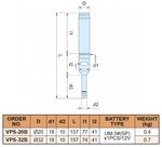 Edge probe diameter 20 / 10 with led and beeper