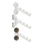 Clothes hanger holder with suction cups