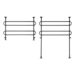 Luggage dog guard 2x2 metal tubes