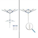 Drying rack with foot incl. 3 pegs