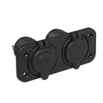 Flush-mounting kit: socket DIN + USB port double type A 2x2100mA