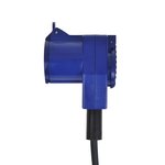 CEE extension cable 10M with angled counter plug + Schuko socket 3x1.5mm²