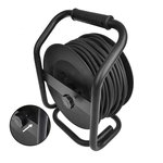 Cable reel CEE 25M 3x1.5mm² (2x Schuko + 1x CEE)