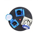 Cable reel CEE 25M 3x1.5mm² (2x Schuko + 1x CEE)