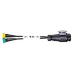 Cable set 9M with plug 13-pin and 2x connector 5-pin