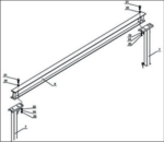 Mobile gantry crane 2 ton
