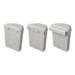 Waste bin with lid for caravan/motorhome