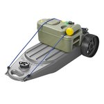 Wastemaster waste water tank 38L grey