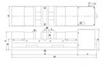 Pneumatic machine clamp double clamping function