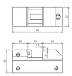 Mini measures / grinding clamp stainless steel