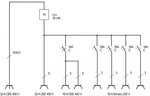 BSV 4 IP44 2m H07RN-F5G4.0 1x32A mobile power distributor + 2x16A