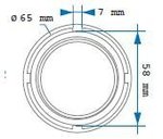 Transmission nut socket (8 speeds bus) scania 65mm