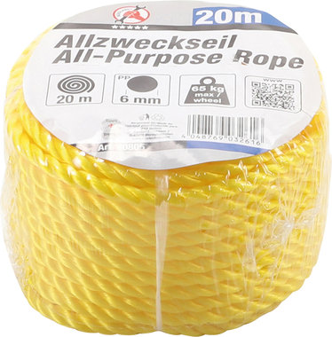 All-Purpose Rope 20 m x 6 mm